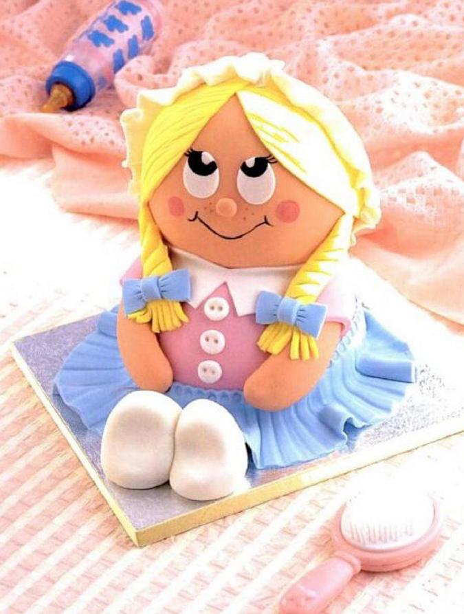 Pretty cakes, Carol Deacon's book, Party cakes for children, Cake Doll from Carol Deacon's book Party cakes for children