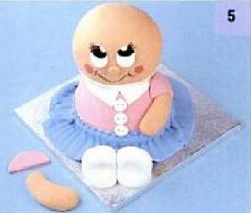Pretty cakes, Carol Deacon's book, Party cakes for children, Cake Doll from Carol Deacon's book Party cakes for children